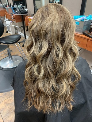 Blonde/Burnette Wedding Hair #10