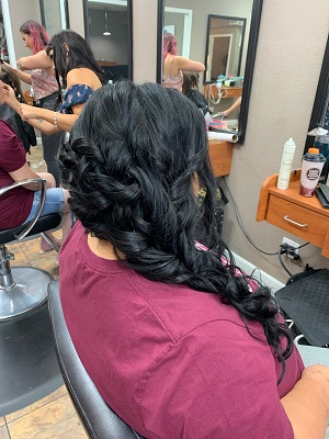 Blonde/Burnette Wedding Hair #13