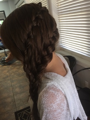 Blonde/Burnette Wedding Hair #7